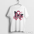 Officials Breast Cancer Survivor Pink Butterfly T Shirt Unisex