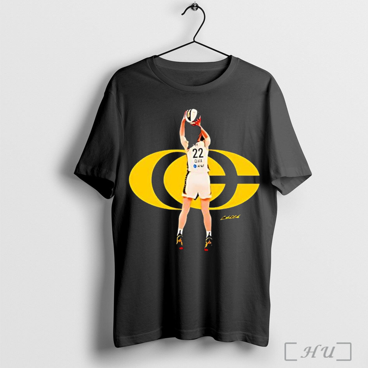 Officials Caitlin Clark Dunk Cc Logo Signature T Shirt Unisex