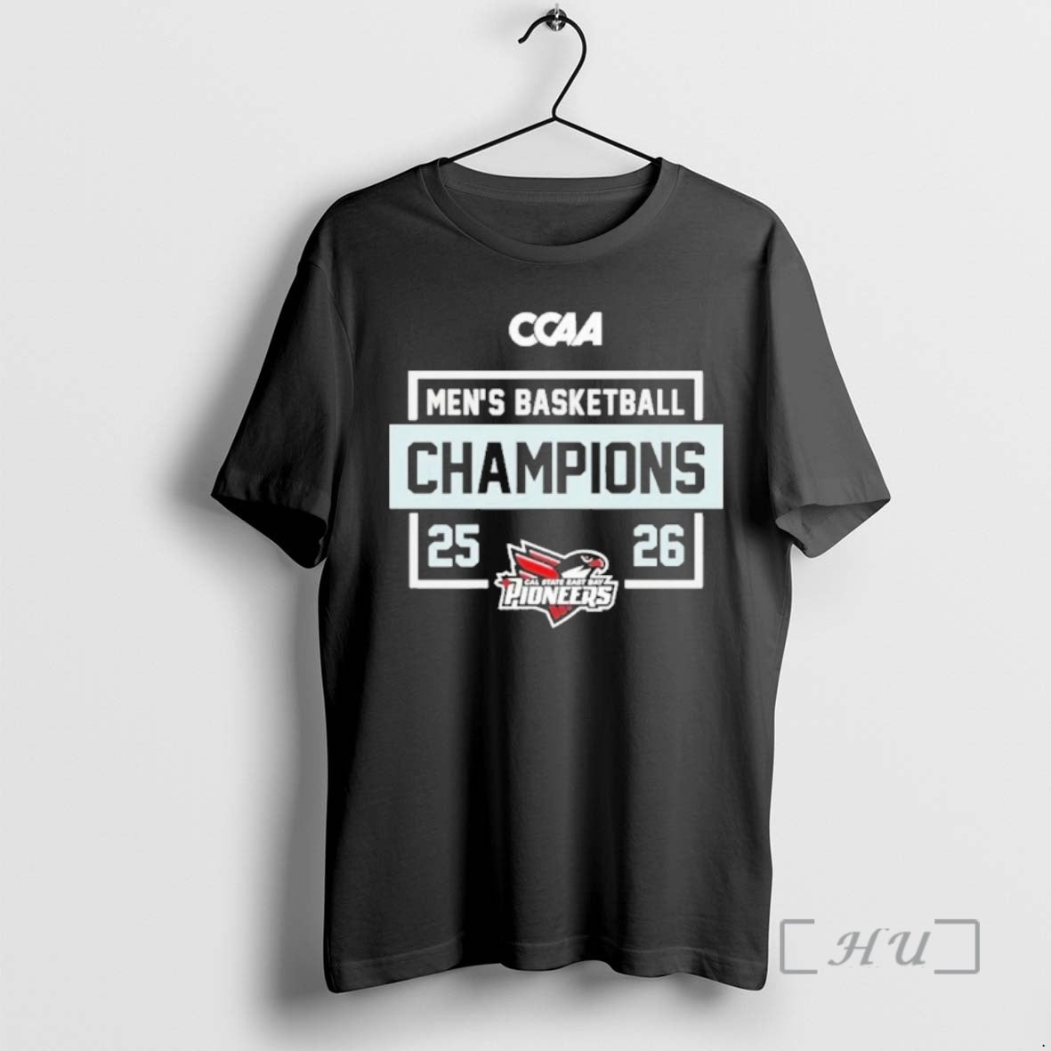 Officials Cal State East Bay Pioneers Ccaa Mens Basketball Regular Season Champions Premium T Shirts