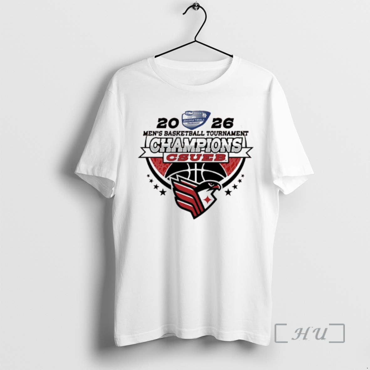 Officials California State East Bay Mens Basketball 2026 Ccaa Tournament Champions Premium T Shirts Sweater