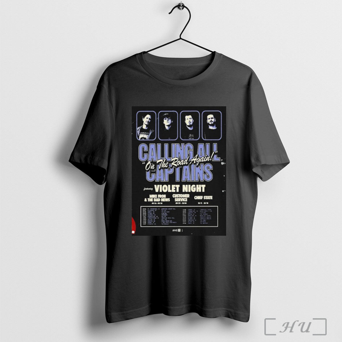 Officials Calling All Captains On The Road Again Tour 2025 Dates Violet Night Mike Froh Unisex