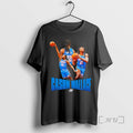 Officials Cason Wallace Oklahoma City Thunder Basketball Player Action Graphic Unisex