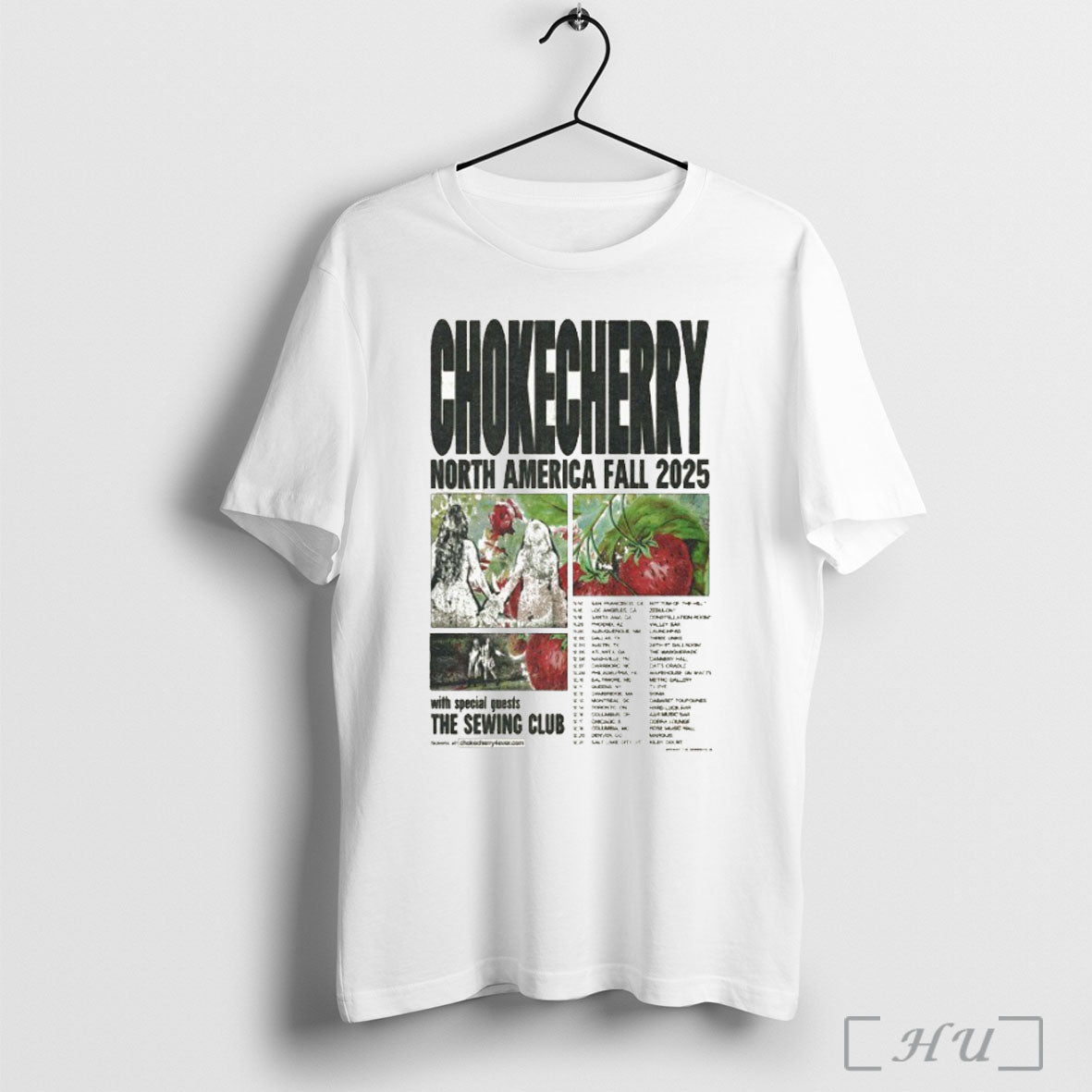 Officials Chokecherry The Sewing Club North America Fall 2025 Tour Dates T Shirt Unisex
