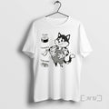 Officials Cute Cat Thats Full Sushi Tempura Takoyaki Vintage Unisex