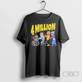 Officials Daydrian Harding 4 Million Subscribers Ladies T Shirt Unisex