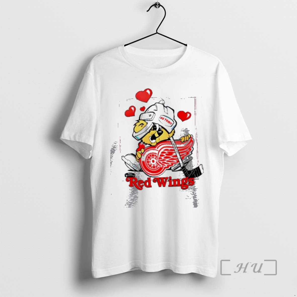 Officials Detroit Red Wings Valentines Teddy Bear Basketball Unisex