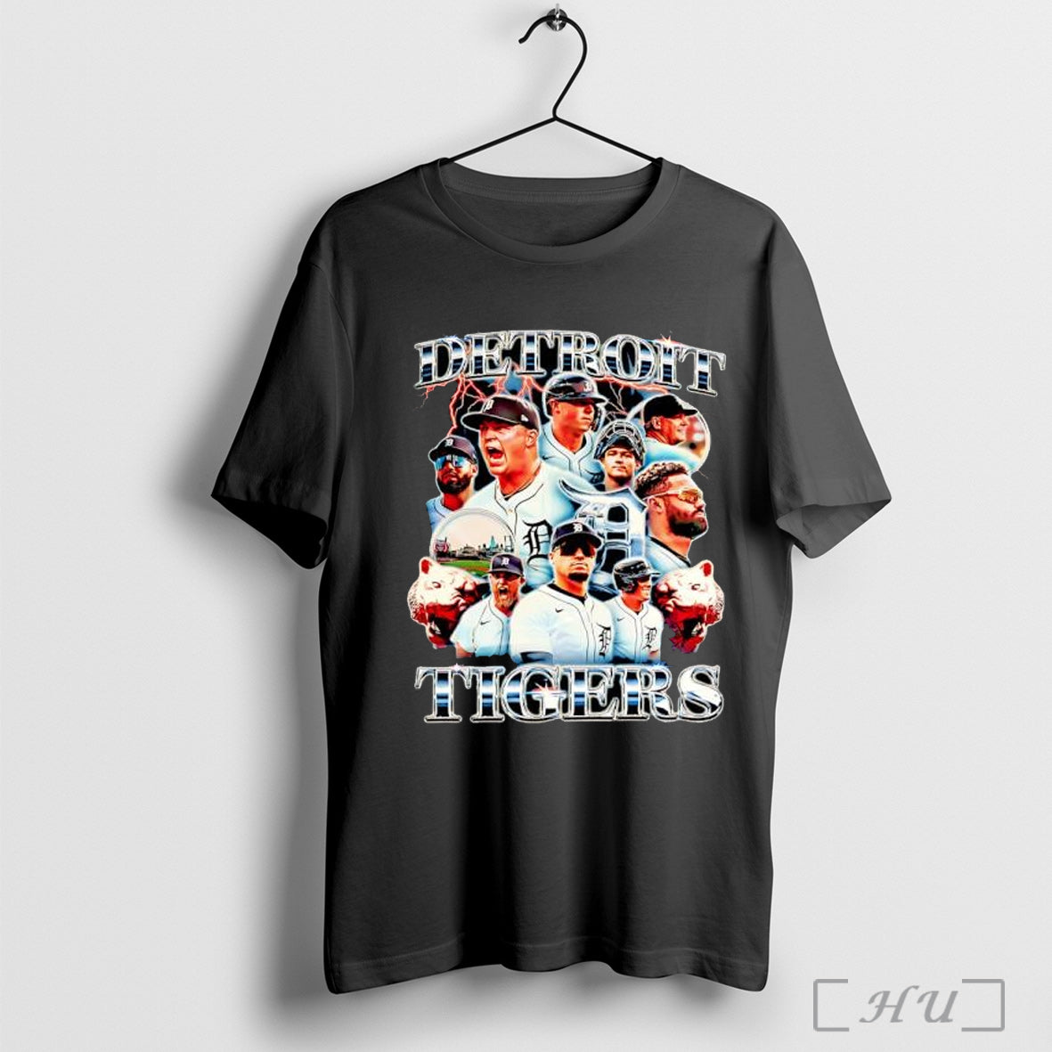 Officials Detroit Tigers Graphic Team Players T Shirt Unisex