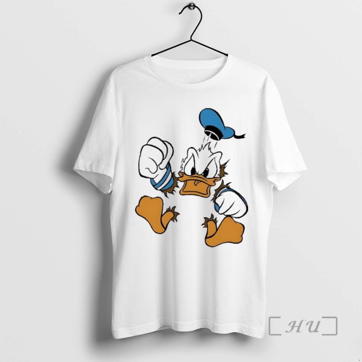 Officials Donald Duck Angry Sailor Punch Mascot Cartoon Graphic Unisex