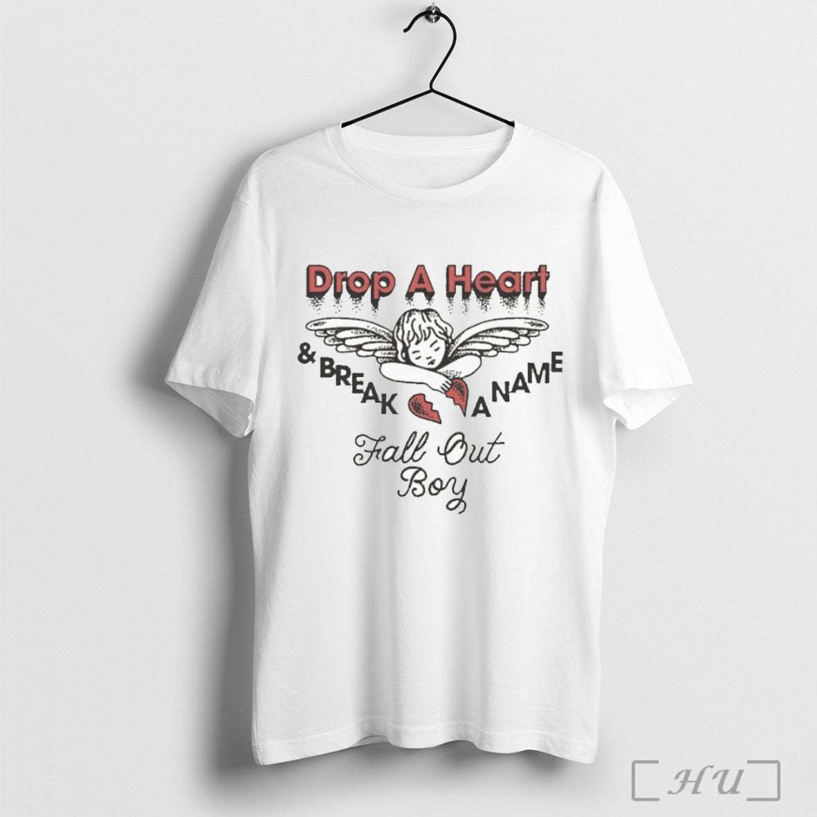Officials Fall Out Boy Drop A Heart And Break A Name Cupid T Shirt Unisex