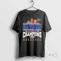 Officials Florida Gators Mens Basketball 2026 Sec Champions Players Names City Skyline Premium T Shirts
