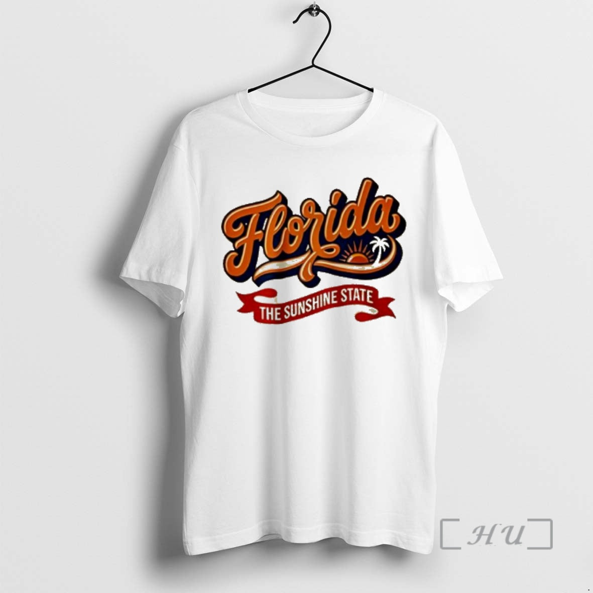 Officials Florida The Sunshine State Sunset Palm Tree Unisex