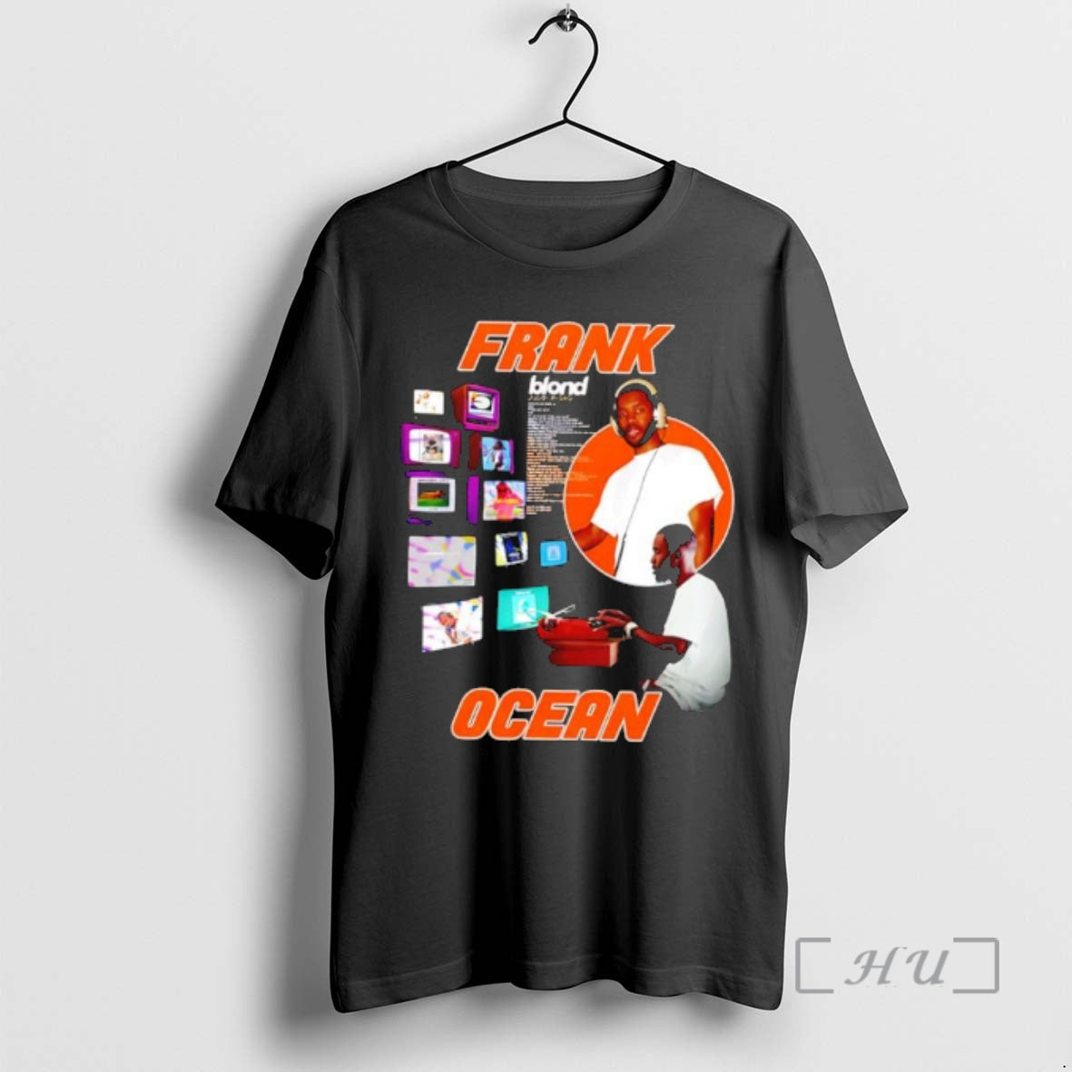 Officials Frank Blond Ocean Vintage Music Monitors Typewriter Unisex