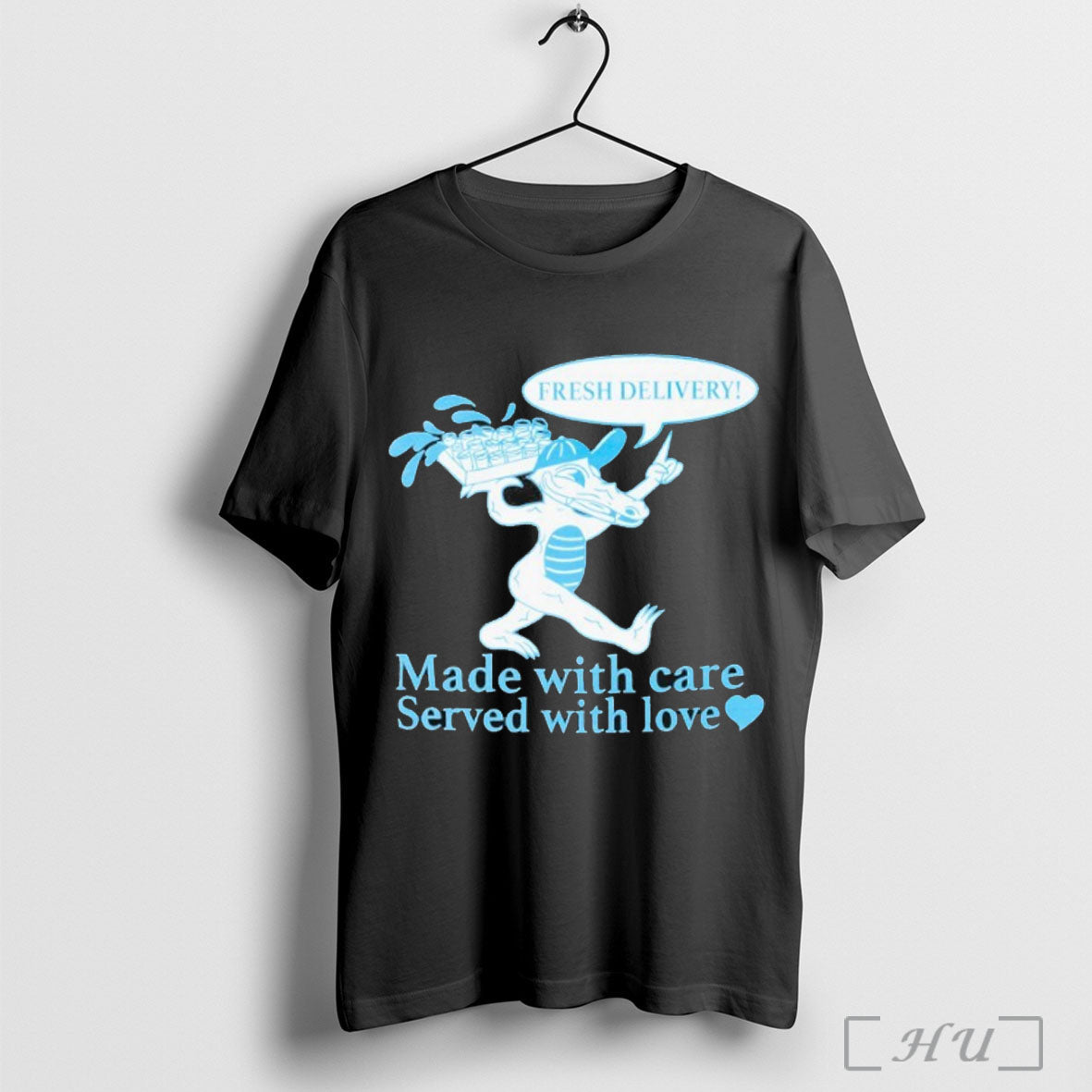 Officials Fresh Delivery Made With Care Served With Love T Shirt Unisex
