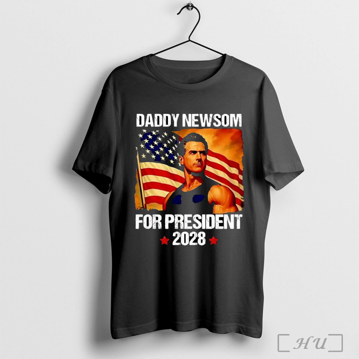 Officials Gavin Newsom 2028 Daddy Newsom For President Political Campaign T Shirt Unisex