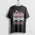 Officials Gonzaga Bulldogs 2026 West Coast Conference Champions 29 Time City Skyline Premium T Shirts