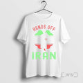 Officials Hands Off Iran Stand With Iran Political Protest Statement Unisex