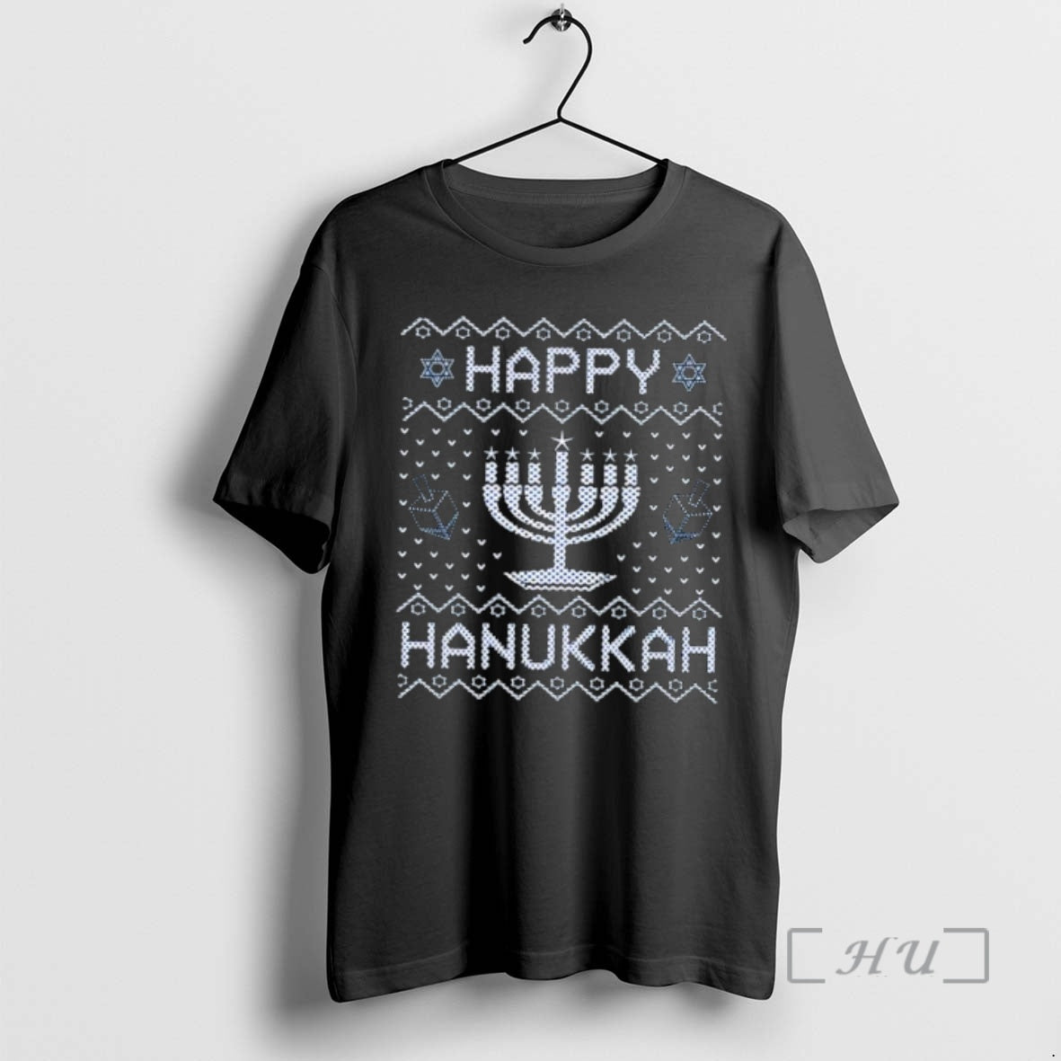Officials Happy Hanukkah Menorah Dreidel Star Of David Ugly Unisex
