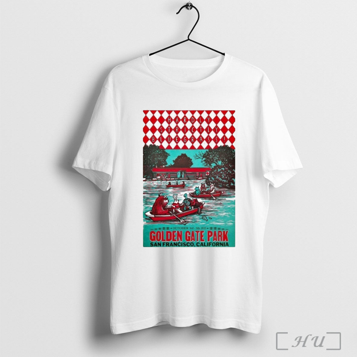 Officials Hardly Strictly Bluegrass Golden Gate Park Event 2025 T Shirt Unisex