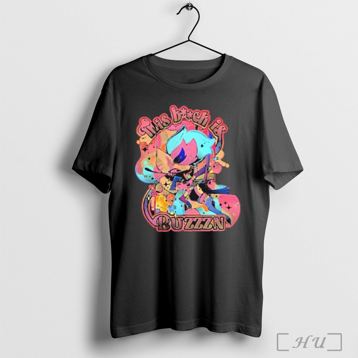 Officials Hazbin Hotel Hellaverse On Prime This Bitch Is Buzzzn T Shirt Unisex