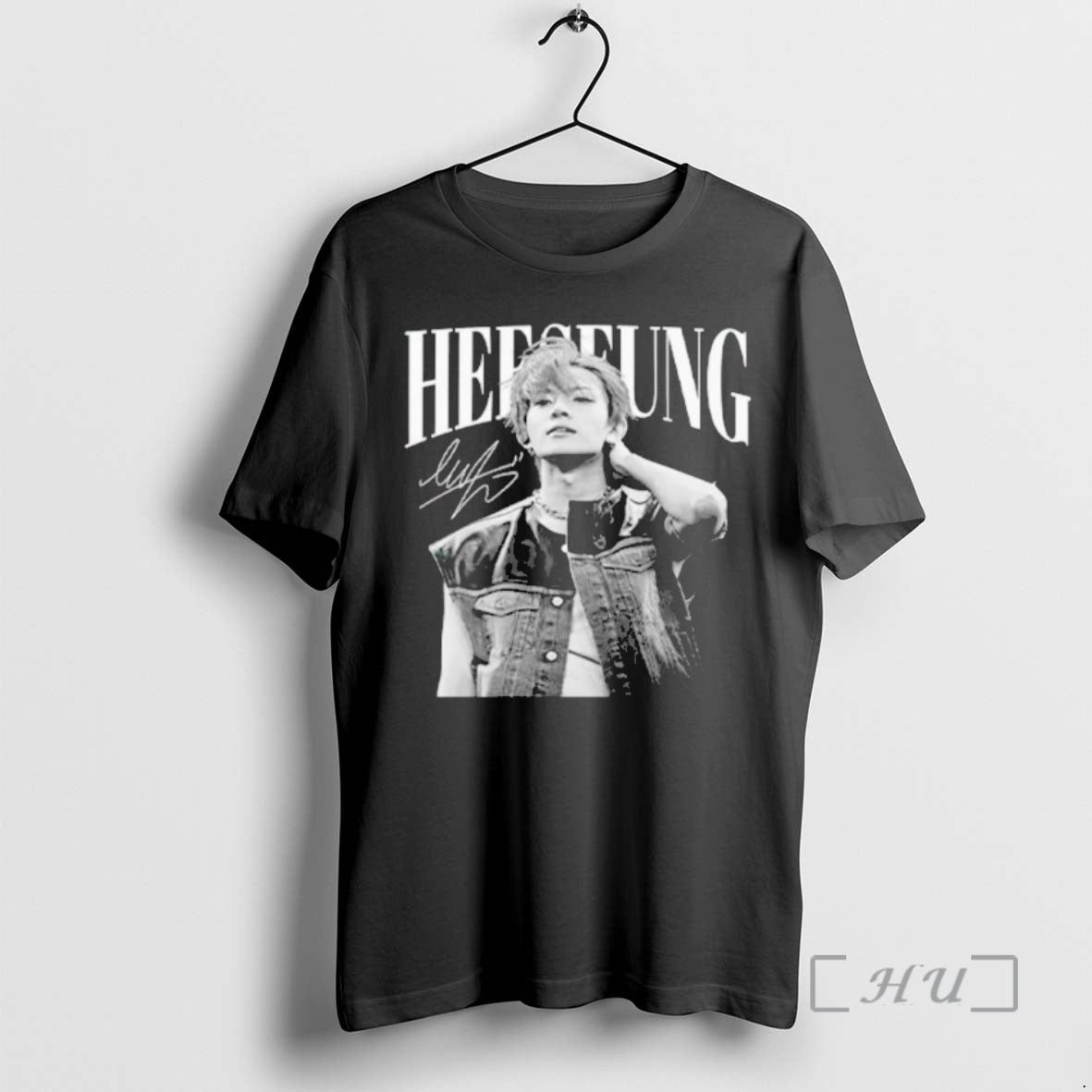 Officials Heeseung Idol Kpop Signature Vintage Unisex