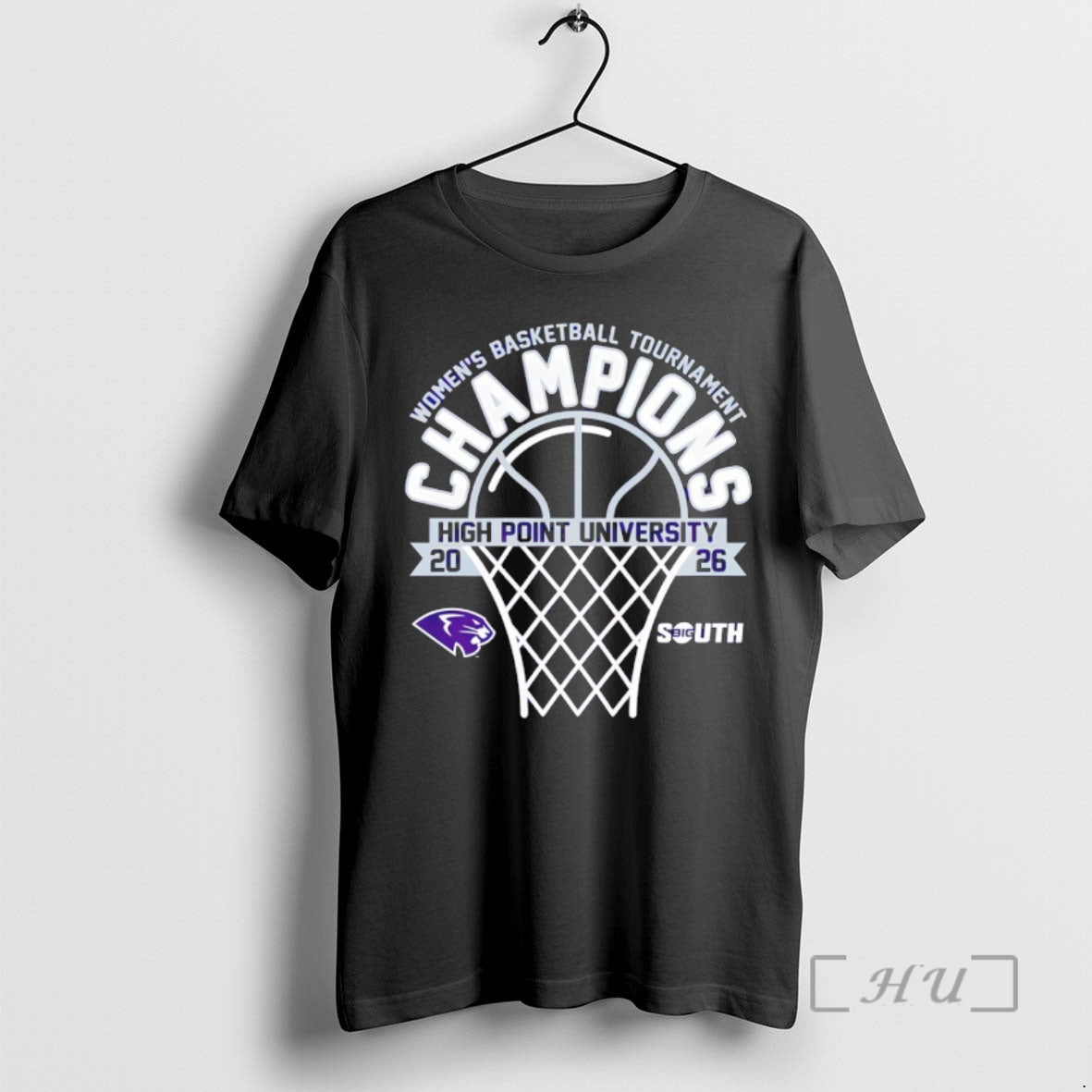 Officials High Point Panthers 2026 Big South Womens Basketball Tournament Champions Premium T Shirts Sweater