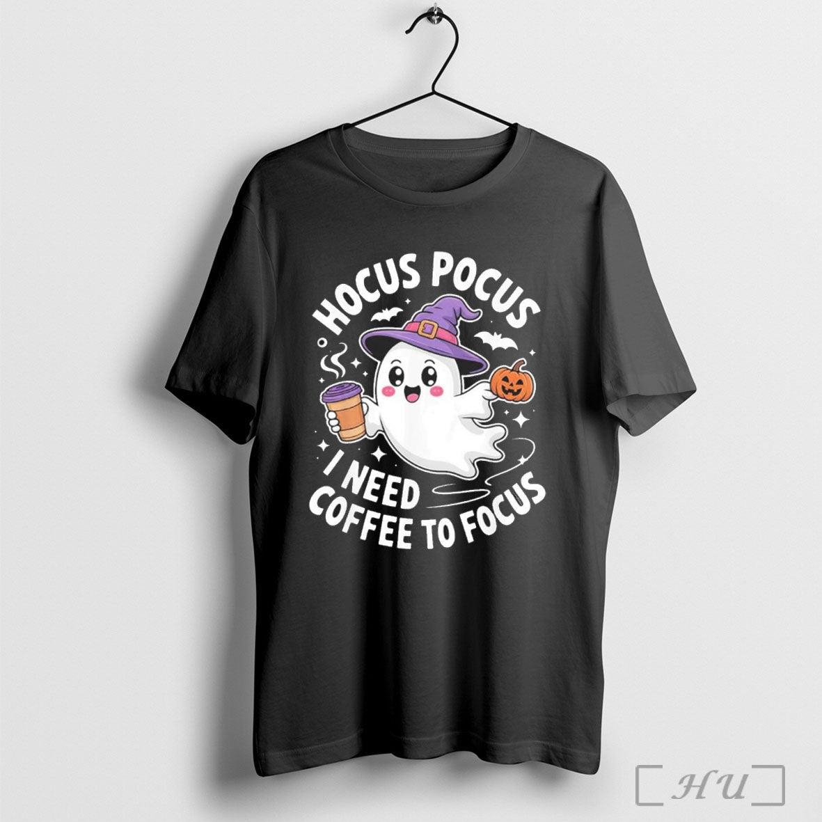 Officials Hocus Pocus I Need Coffee To Focus Halloween 2025 T Shirt Unisex