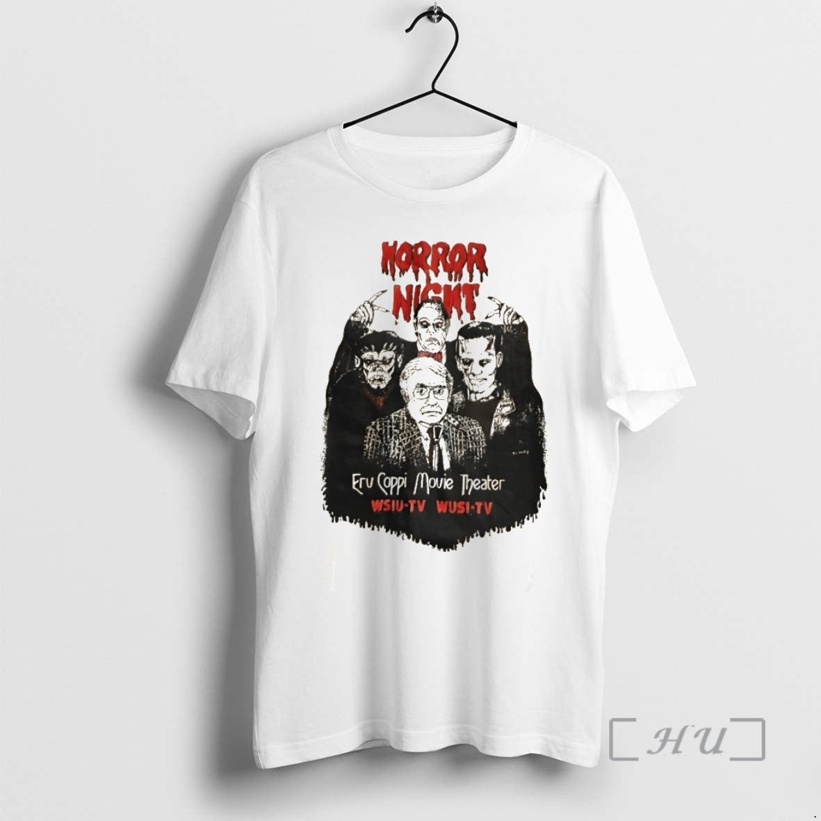 Officials Horror Night Erv Coppi Movia Theater Wsiu Tv And Wusi Tv Premium T Shirts Unisex