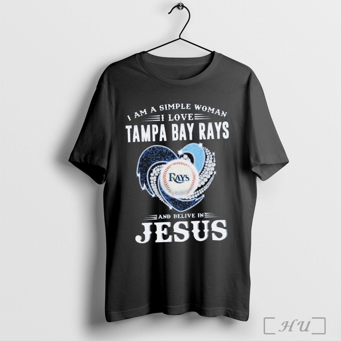 Officials I Am A Simple Woman I Love Tampa Bay Rays And Believe In Jesus Unisex