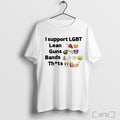 Officials I Support Lgbt Lean Guns Bands Shirt T Shirt Unisex