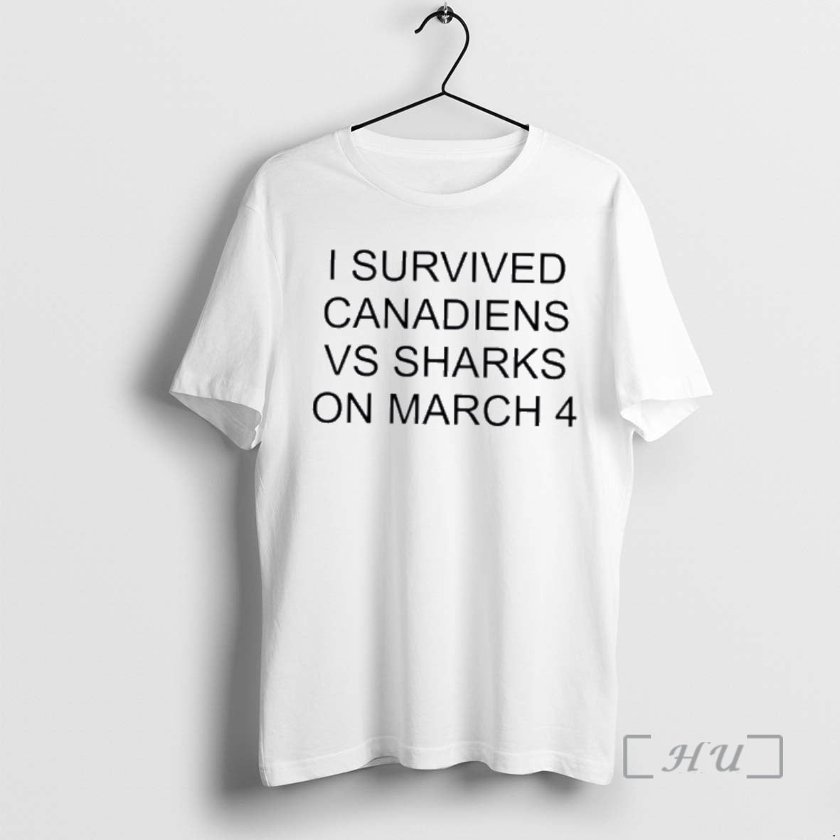 Officials I Survived Canadiens Vs Sharks On March 4 Unisex
