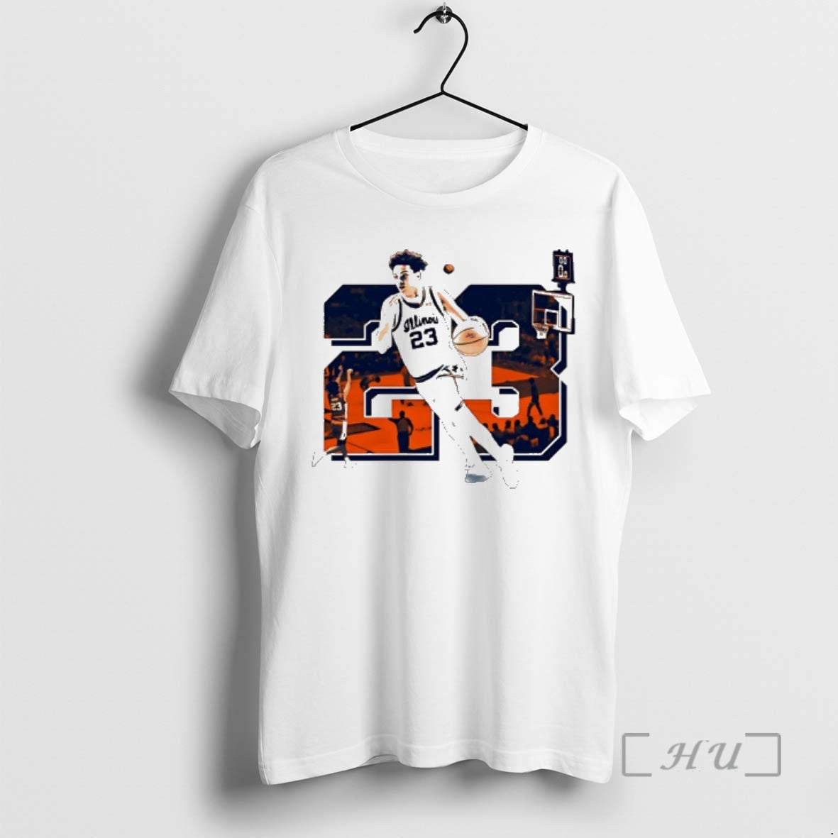 Officials Illinois Basketball Keaton Wagler Graphic Unisex