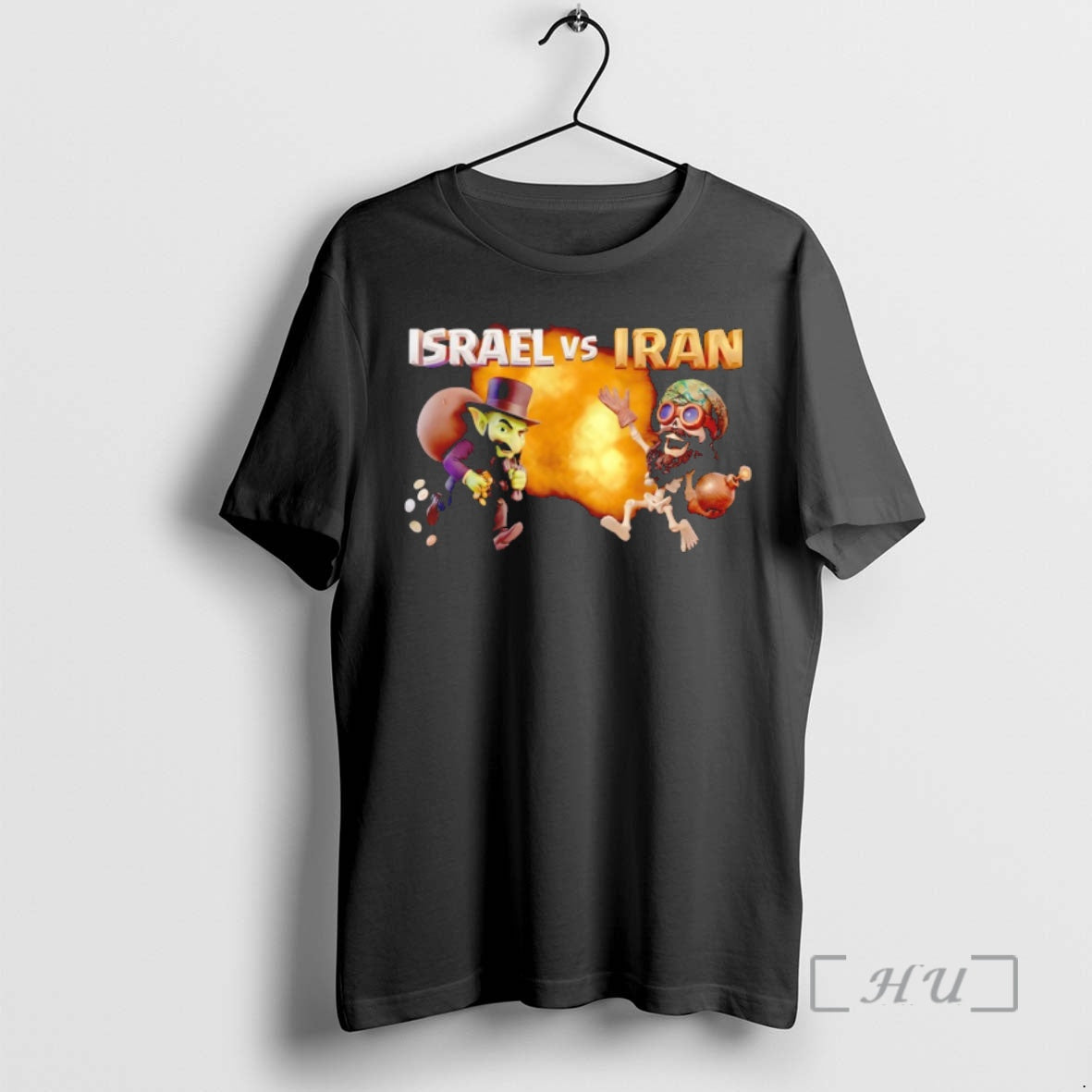 Officials Israel Vs Iran Clash Of Clans Goblin Bomber Cartoon Unisex