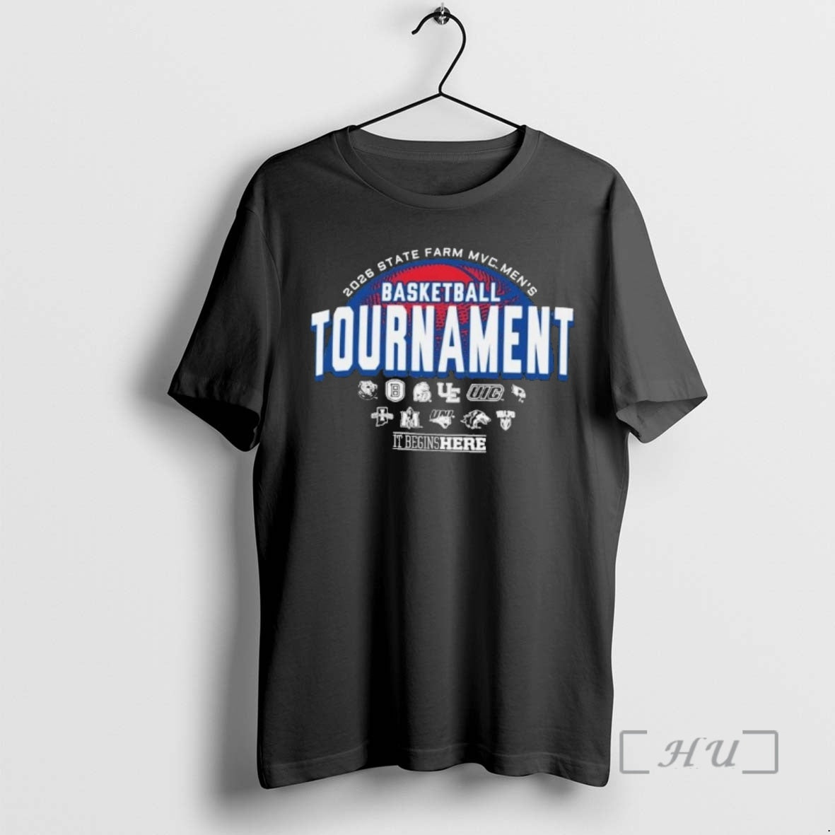 Officials It Begins Here 2026 Missouri Valley Conference Mens Basketball Championship Premium T Shirts Sweater