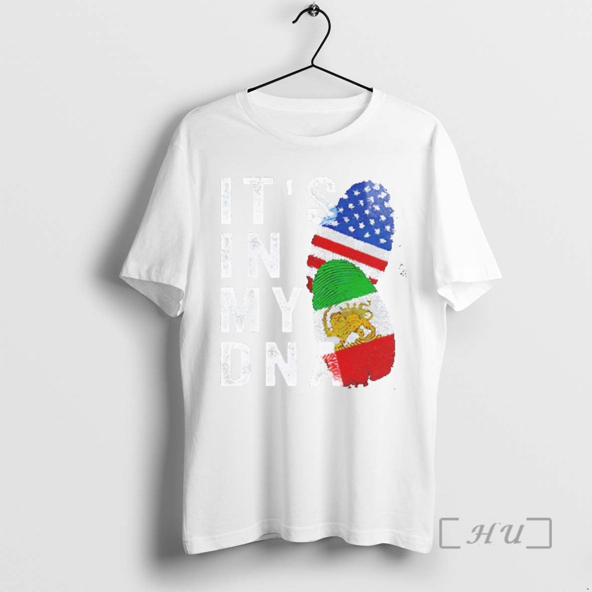 Officials Its In My Dna America And Iran Flag Unisex