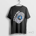 Officials Its In My Dna Minnesota Timberwolves Fingerprint Wolf Logo Unisex
