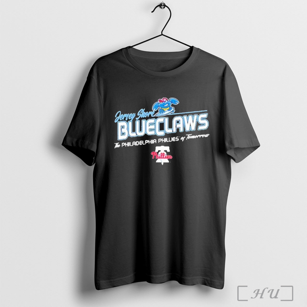 Officials Jersey Shore Blueclaws The Philadelphia Phillies Of Tomorrow Logo Shirt T Shirt Unisex