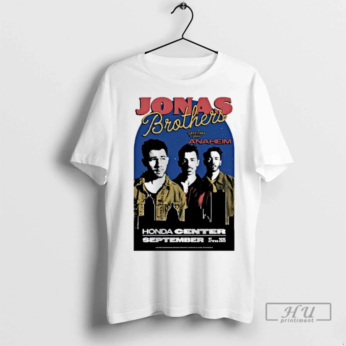 Officials Jonas Brothers Tour Anaheim Ca 09 27 2025 T Shirt Unisex