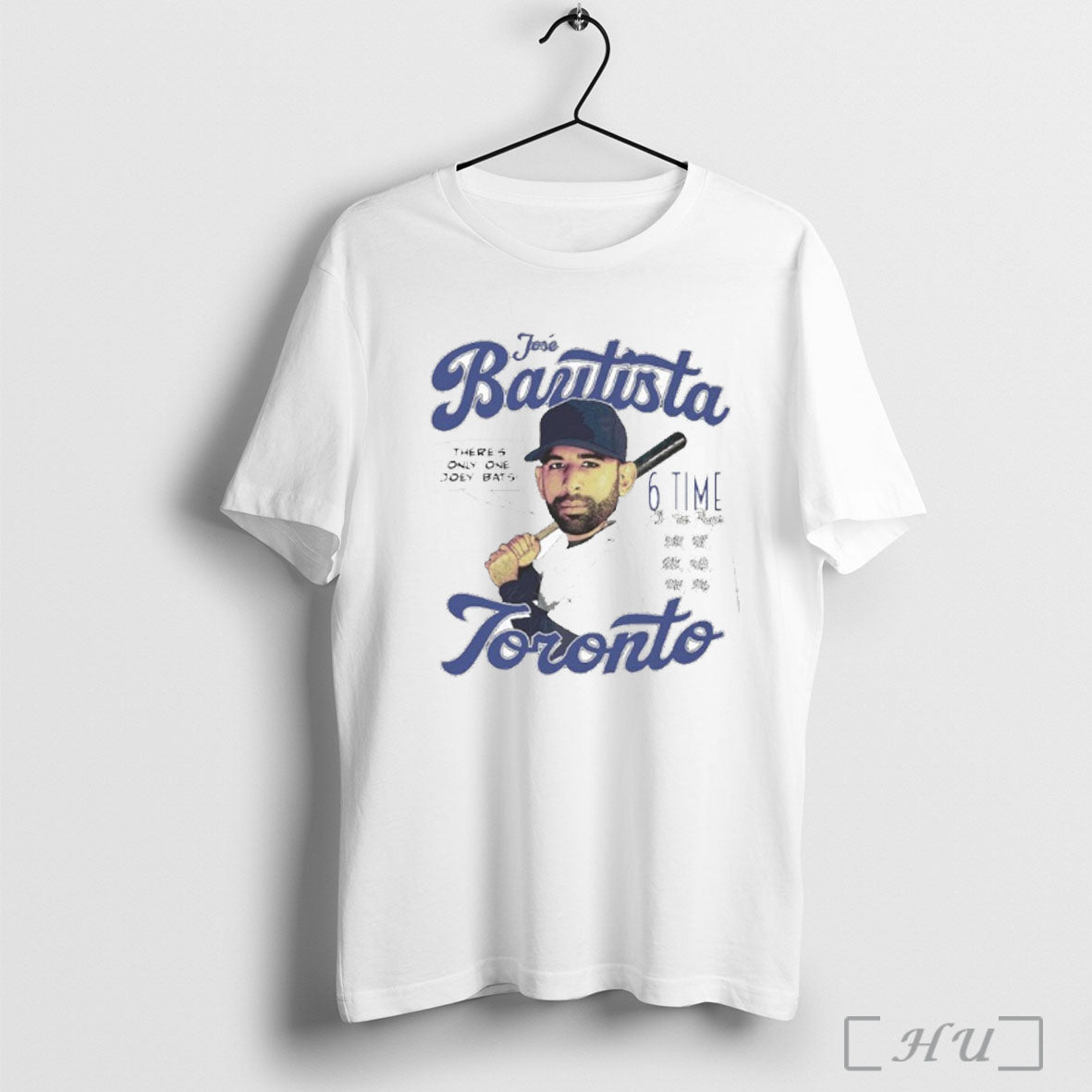 Officials Jose Bautista Toronto Blue Jays Comic 6 Time All Star Player Shirt Unisex