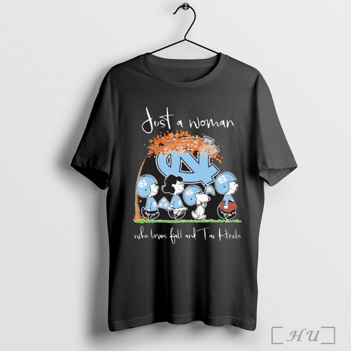 Officials Just A Woman Who Loves Fall And Unc Tar Heels X The Peanuts Walking Unisex
