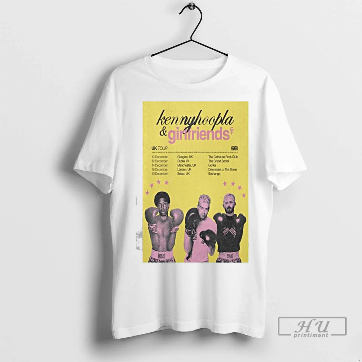 Officials Kennyhoopla Girlfriends Eu Uk Tour December 2025 Ladies T Shirt Unisex