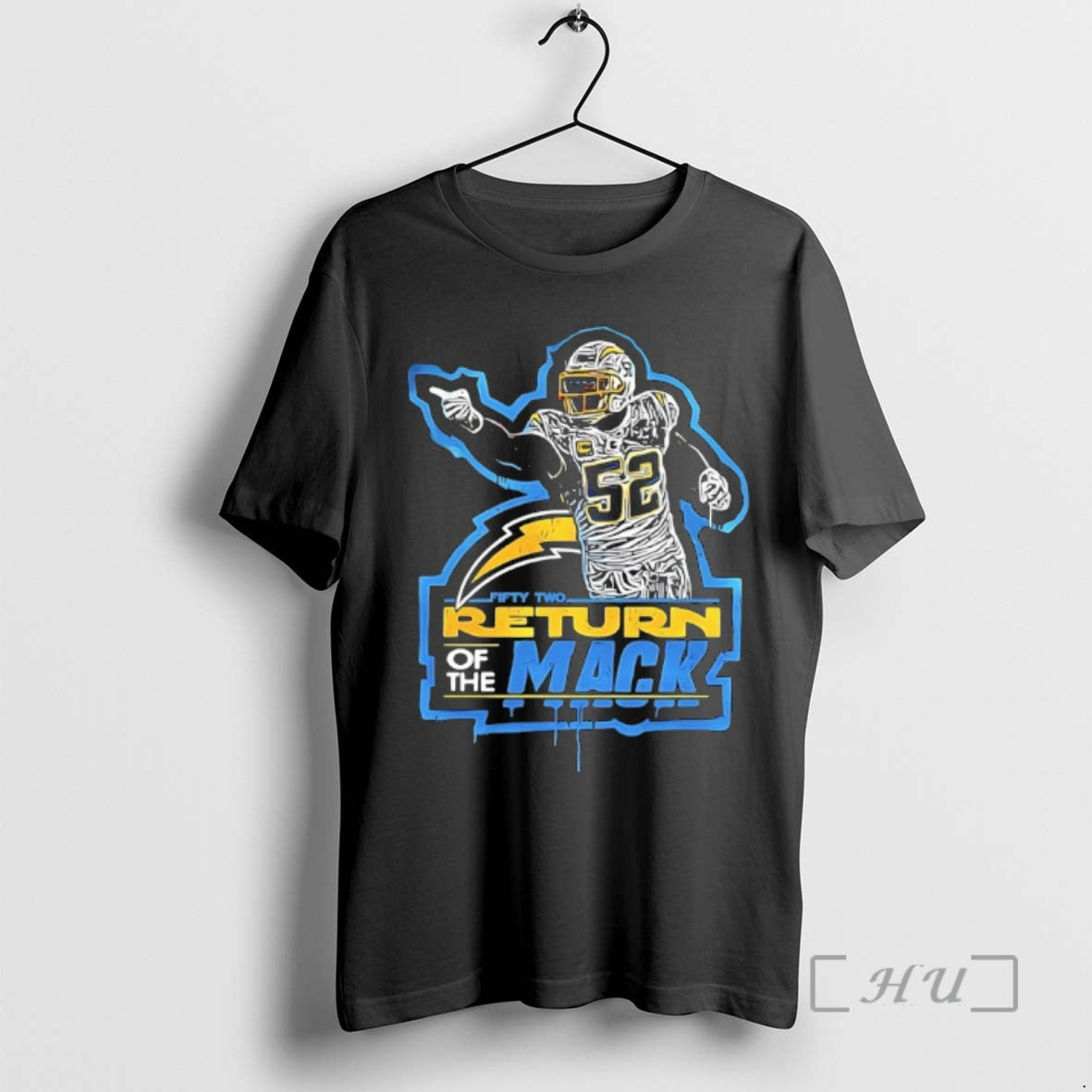 Officials Khalil Mack 52 Los Angeles Chargers Return Of The Mack Premium T Shirts Sweater Unisex