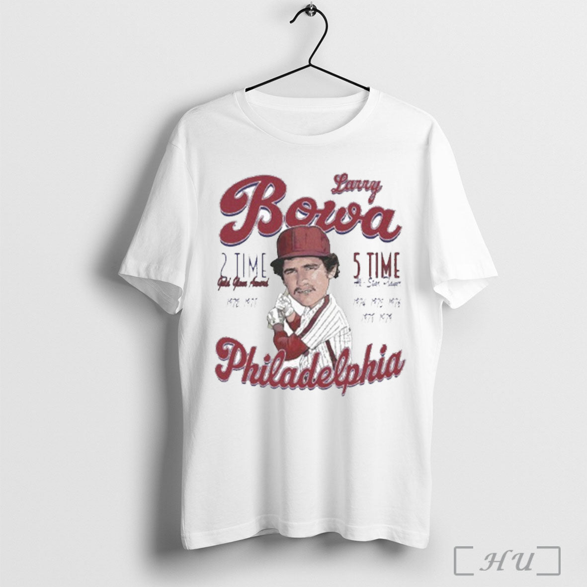Officials Larry Bowa Philadelphia Phillies Comic 5 Time All Star Player Shirt Unisex