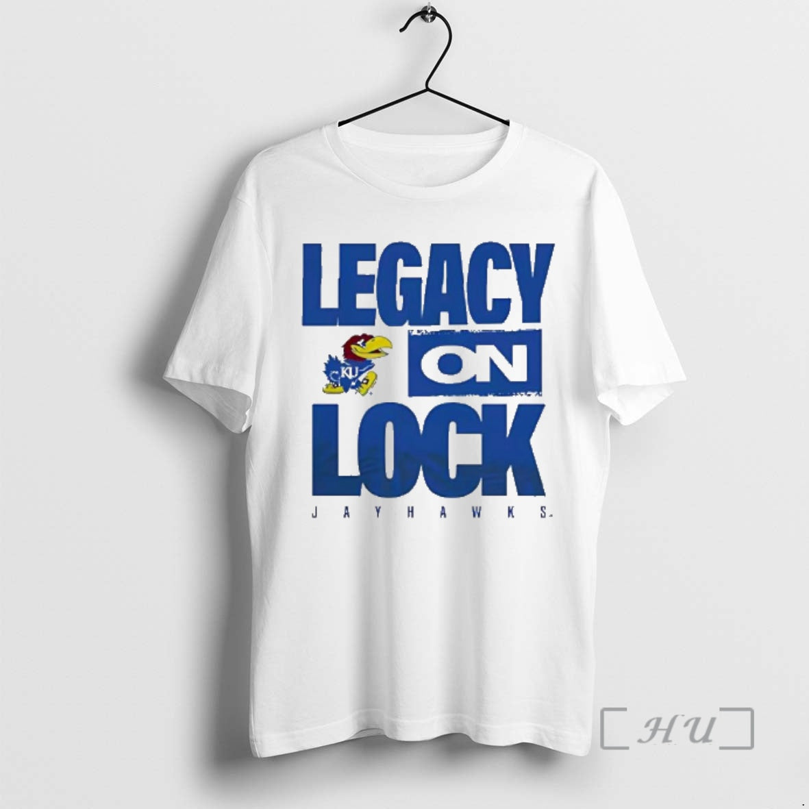Officials Legacy On Lock Kansas Jayhawks Mascot Logo Unisex