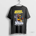 Officials Michigan Wolverines In My Veins Jesus In My Heart Cross Mascot T Shirts Unisex