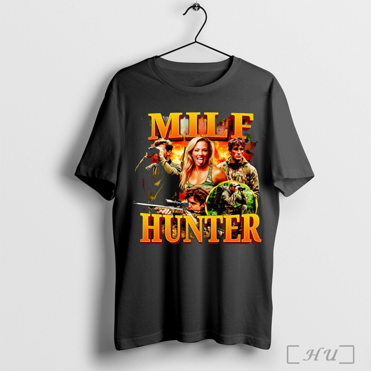 Officials Milf Hunter Graphic T Shirt Unisex