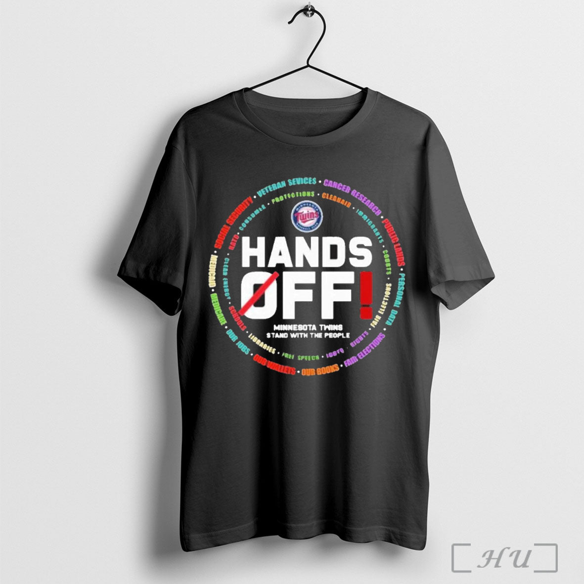 Officials Minnesota Twins Logo Hands Off Seattle Mariners Stand With The People T Shirt Unisex
