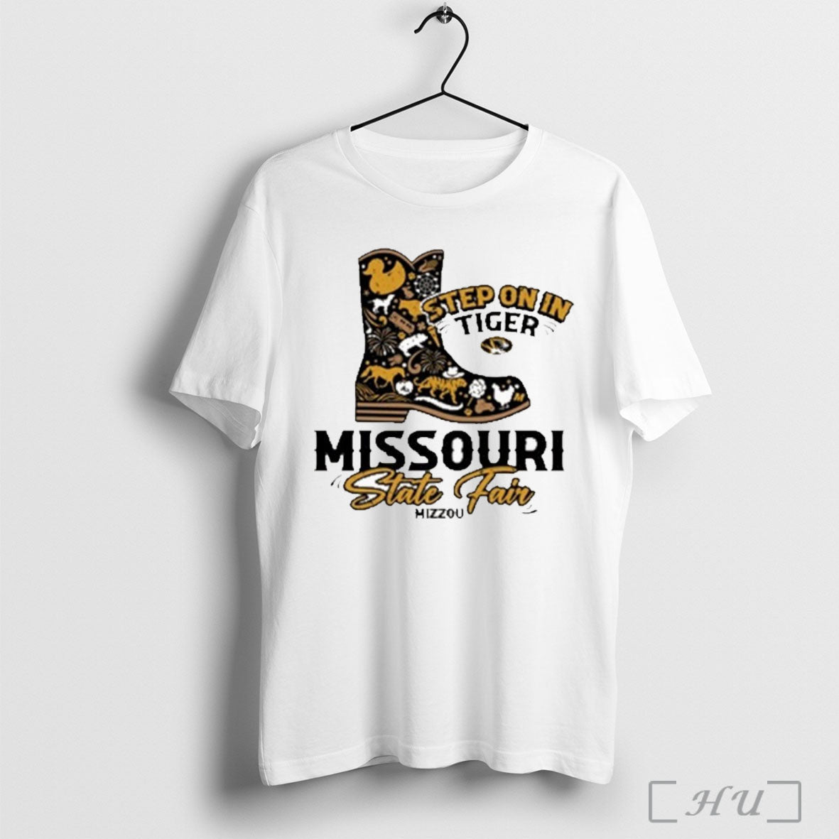 Officials Mizzou Tigers Missouri State Fair 2025 Exclusive Step On In Tigers Cowboy Boot Cream