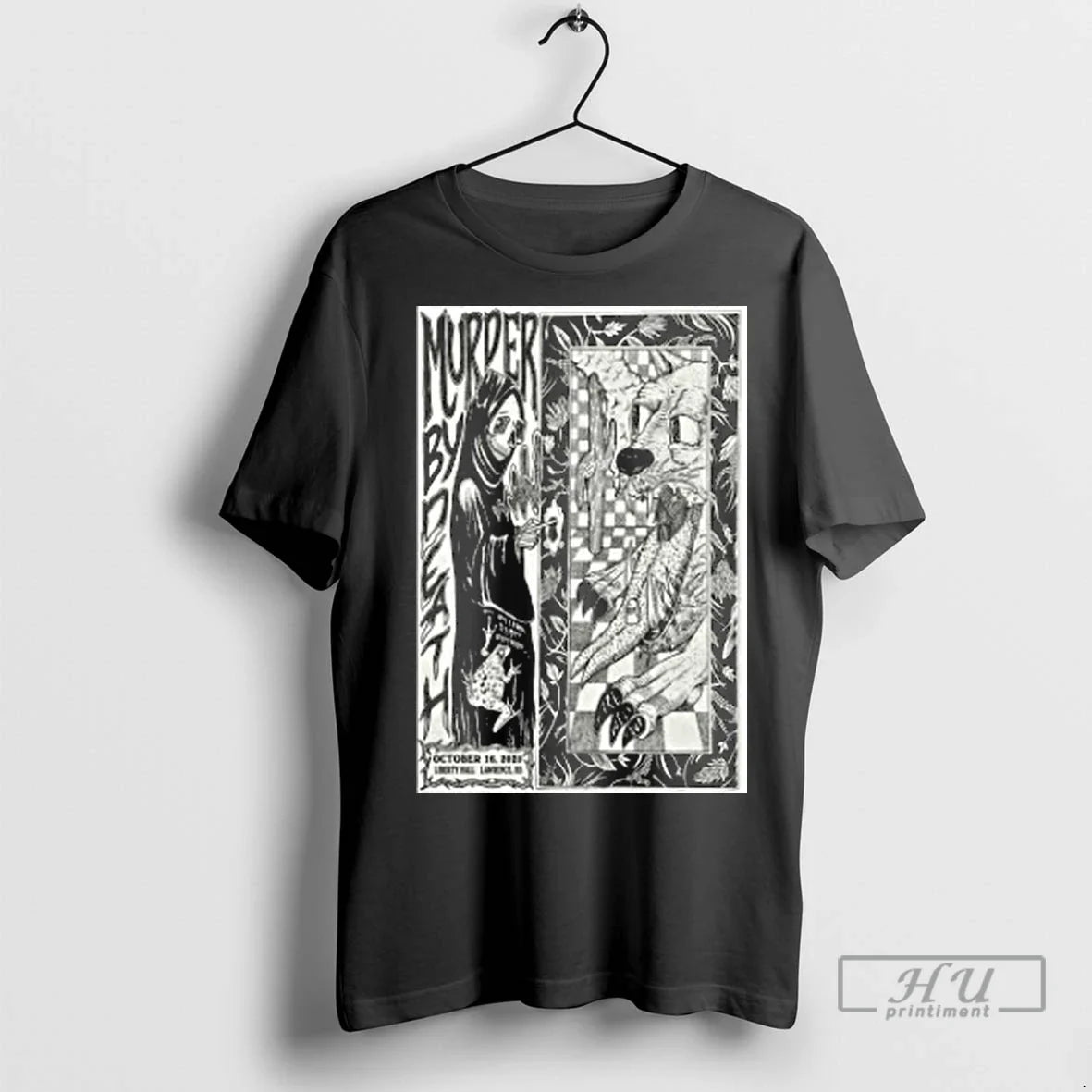 Officials Murder By Death Liberty Hall Lawrence Oct 2025 T Shirt Unisex