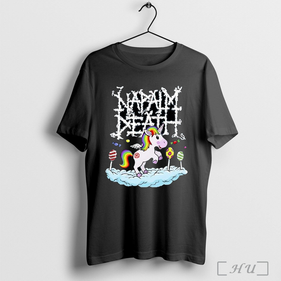Officials Napalm Death Unicorn Cute T Shirt Unisex