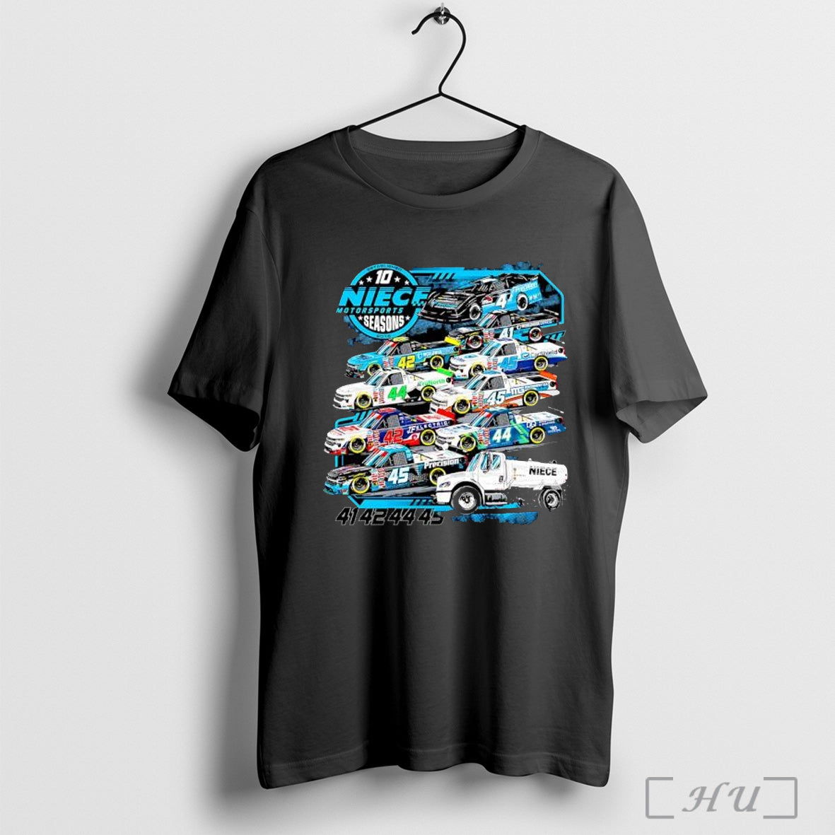 Officials Niece Motorsports 10 Seasons Graphic T Shirt Unisex